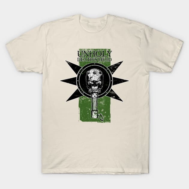 Unholy Death's Head Corrupted T-Shirt by SimonBreeze